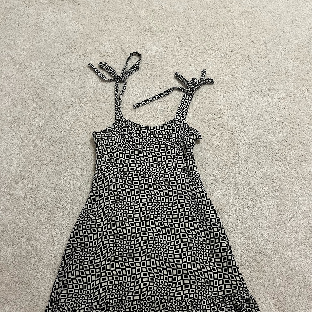 Urban Outfitters Black and White Geometric Dress